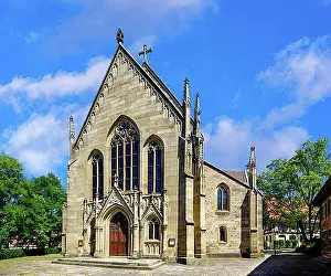 Gothic Prints: The Protestant collegiate church of Dettingen an der Erms