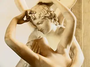 Winged Prints: Psyche Revived by Cupid's Kiss