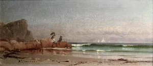 Oil On Canvas Prints: Pulpit Rock by Alfred Thompson Bricher