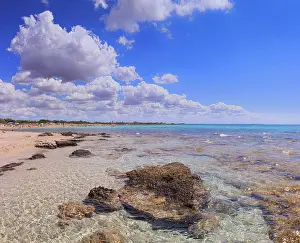 Reise Prints: Punta Prosciutto in Apulien. On the border between the provinces of Lecce and Taranto