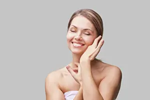 Instruction Prints: Pure skin care mature beauty portrait