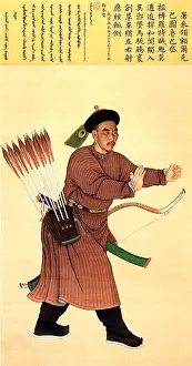 Qing Prints: Qing Imperial court portraits of senior Manchu military officers
