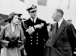 Her Majesty Prints: Queen And Duke Return From N. Ireland