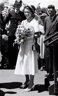Visit Prints: Queen Elizabeth II of Great Britain visits New Zealand 1954