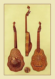 Nippon Prints: Queen Elizabeth's Lute, Renaissance Musical Instruments