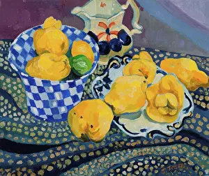 Platter Prints: Quince by Josephine Trotter, 2005. (b.1940/British)