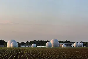 Technologies Prints: Radomes of the former Echelon surveillance station Field Station 81