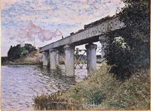 Countries Prints: The Railway Bridge at Argenteuil C