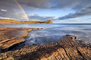 World Heritage Site Prints: Rainbow over Kimmeridge Bay