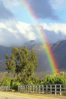 Mystical Prints: Rainbow and Topa Topa Mountains, Ojai, California