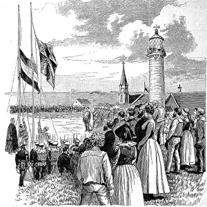 Contemporary Prints: The Raising of the Imperial Standard on Heligoland