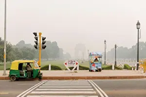 Taxi Prints: Rajpath towards India Gate in New Delhi