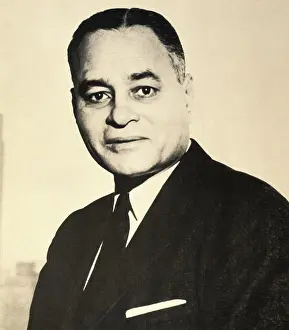 Shirt And Tie Prints: Ralph Bunche, (1904-1971), American Statesman