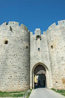 2016 Prints: The ramparts of the fortified city of Aigues-Mortes in the Languedoc-Roussillon region of southern France were built