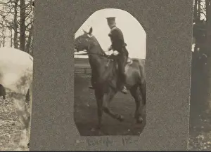Ranger scene at the Royal Houtvesterij Het Loo: man on horseback