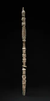 Link Prints: Rattle Staff (ukhuhre), 1900s. Nigeria
