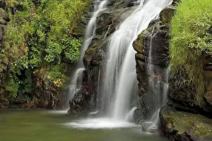 Rocks Prints: Ravana Falls, Central Province, Sri Lanka, Asia