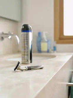 Routines Prints: Razor and shaving cream