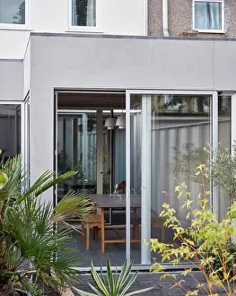 General View Prints: Rear extension exterior facade view