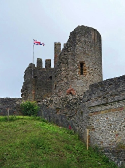 West Midlands Prints: reconstructed model of Dudley Castle