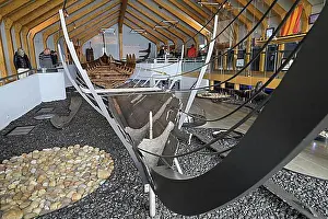 Interior Photo Prints: Reconstruction of the longship Haithabu 1