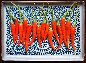 Red Colour Prints: Red Hot Chilli Peppers
