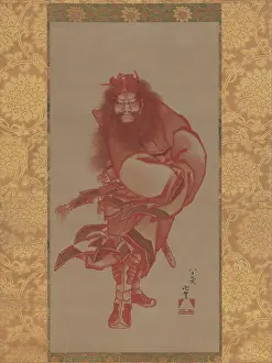 Emperor Prints: Red Shōki, the Demon Queller dated 1847 Katsushika Hokusai Japanese Shōki (Chinese)
