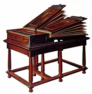 Keyboard Prints: The Regal. This musical instrument is a prototype of the modern harmonium