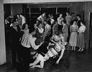 1954 Prints: Rehearsal scene for forthcoming production