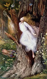 Blond Hair Prints: The Release of Ariel John Austen Fitzgerald (1832-ca.1906 British) Private Collection