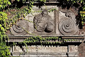 Globe Prints: Relief depicting God the Father with a globe