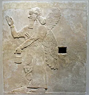 Panel Prints: Relief panel: Neo-Assyrian Date ca