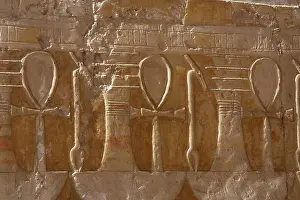Defense Prints: Reliefs depicting the ankh, uady