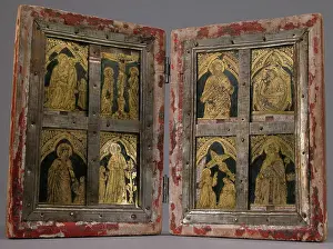 Features Prints: Reliquary Diptych late 14th century Central Italian In his Craftsman's Handbook (about 1390)
