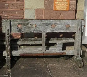 Formal Prints: A replica of medieval wooden stocks