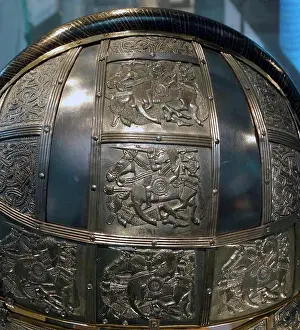 Helmet Prints: A replica of the Sutton Hoo helmet Anglo-Saxon