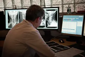 Examination Prints: Reportage in a radiology centre in Haute-Savoie