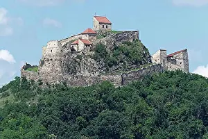 Romania Prints: The Reps Castle, the town's landmark