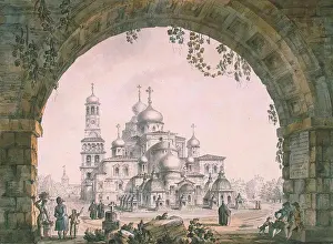 Church Prints: Resurrection cathedral by Giacomo Antonio Domenico Quarenghi