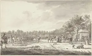 Fineart Prints: Revue Cavalry by Prince William V Malieveld The Hague The Netherlands