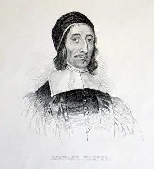 Theologian Prints: Richard Baxter (1615-1691) was an English Puritan church leader