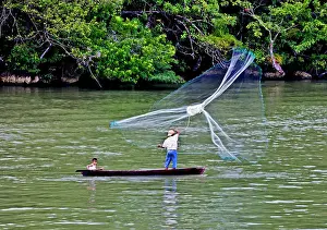 Guatemala Prints: Along the Rio Dulce Gorge in Guatemala