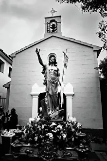 Ceremony Prints: The risen Christ in the square of his hermitage in Villajoyosa