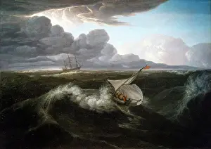Rising Prints: Rising of a Thunderstorm at Sea; 1804 Oil on canvas Washington Allston American; 1779-1843