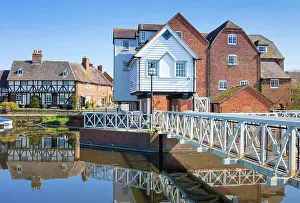Connections Prints: River Avon at Tewkesbury Mill, Abbey Mill water mill