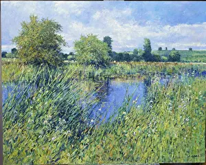 Farm Prints: River Nene, near Widenhoe, Northamptonshire 1990 Charles Neal (b)