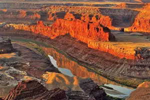 Utah Prints: River passing through a canyon, Colorado River, Dead Horse Point State Park, Utah, USA