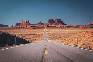 Utah Prints: Road near Forrest Gump Point, Monument Valley