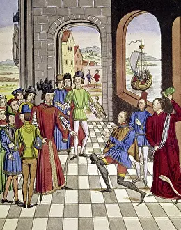 Water Vehicle Prints: Robert the Bruce of Scotland Sends Defiance to Edward III
