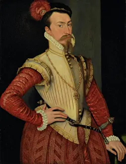 Tudor Prints: Robert Dudley, 1st Earl of Leicester (1532-1588) by Meulen